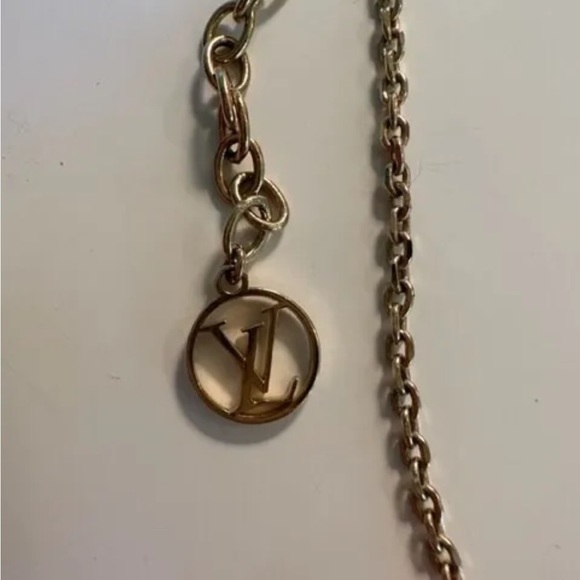 🔥 LOUIS VUITTON Collier Brasserie Crazy In Rock Gold Silver M67275 GP Brac… - Picture 6 of 6